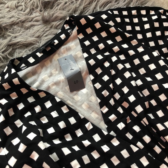 NWT Ann Taylor Flutter Sleeve Wrap Dress - Picture 7 of 8